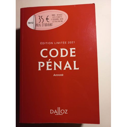 Code Pénal 2021