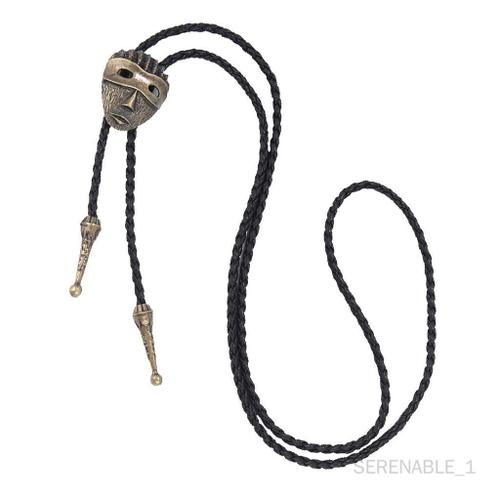 Démodé Bolo Cravete Ouest Cowboy Bolo Pu Cravate Tie