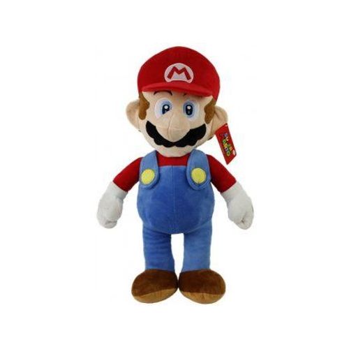 Peluche Geante Super Mario 90 Cm - Grand Mario Plombier - Doudou - Peluche Licence Nintendo