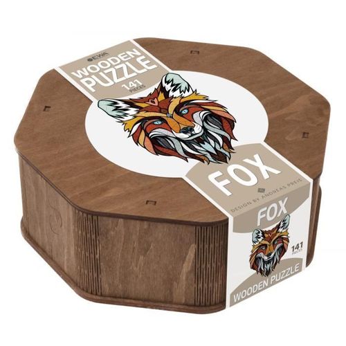 Art Bizniz Puzzle Renard 31 X 28 Cm Bois 141 Pcs
