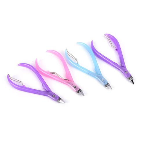 Ciseaux De Manucure En Acier Inoxydable, Coupe-Cuticules À Ongles De Couleur Aléatoire, 1 Pièces 