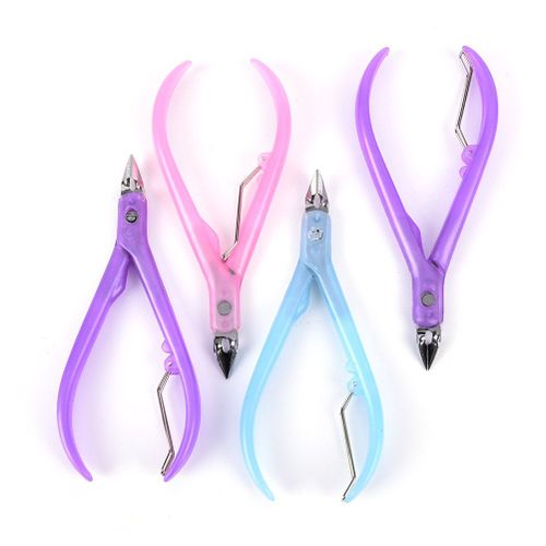Ciseaux De Manucure En Acier Inoxydable De Couleur Aléatoire, Coupe-Cuticules À Ongles, Nouveau 