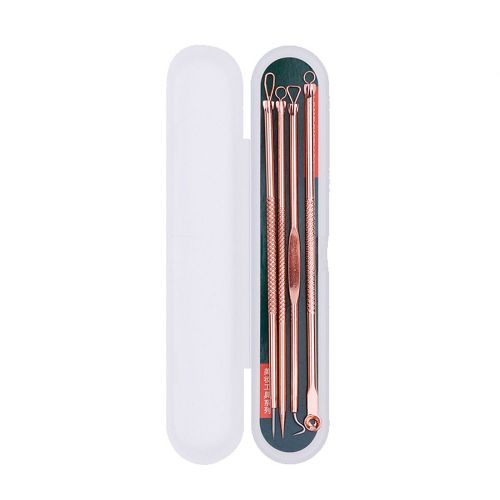 Comédons De Points Noirs D'acné, Dissolvant De Boutons Et De Imperfections, Soins De La Peau Pour Femmes, Beauté Traitement De L'acné, Nettoyeur De Pores, Aiguille À Crochet, 4 Pièces 