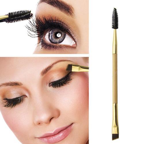 Brosses À Paupières Double Tête, 1 À 10 Pièces, Baguettes De Mascara, Applicateur, Manche En Bois, Outil De Beauté Cosmétique Réutilisable 