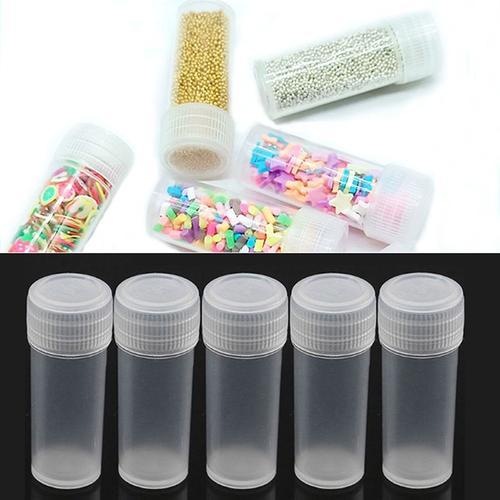 Ensemble De 20 Bouteilles En Plastique De 5ml, Petit Baril Pour Échantillons, Médicaments, Pilules, Poudre Liquide, Capsule, Conteneur D'emballage 