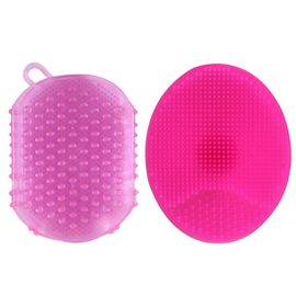 Tampon De Lavage En Silicone, 2 Pièces, Spa, Beauté, Gommage De La Peau, Brosse Exfoliante Pour Le Visage Et 1 Pièce, Masseur Anti-Cellulite 