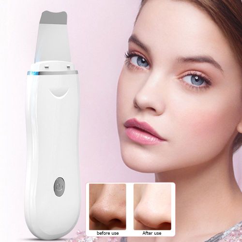 Appareil De Massage À Ultrasons, Nettoyeur De Peau, Dissolvant De Points Noirs, Spatule Exfoliante Pour Le Visage, 170x50x7mm 