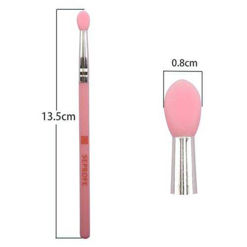 Brosse À Lèvres De Maquillage Réutilisable En Silicone Souple, Applicateur De Baguettes De Mascara, Nettoyant Pour Cils, Outil De Maquillage Cosmétique, 1 Pièce 