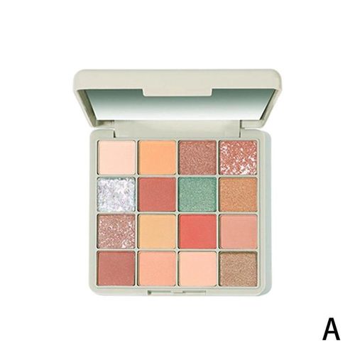 Palette De Fards À Paupières Nacrés, 16 Couleurs, Mat, Polarisé, Facile À Colorer, Bon Marché, Cosmétique, Feu, Ombre Longue Durée, Lo D1e1 