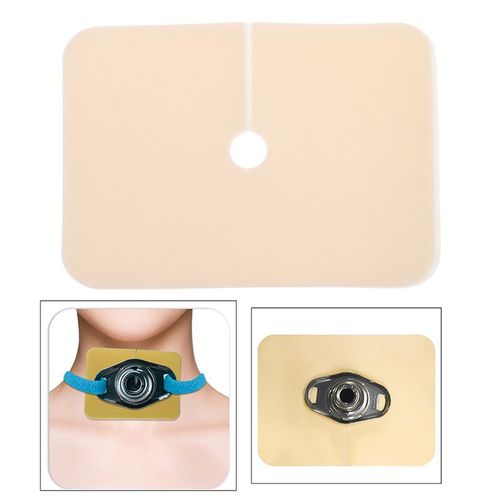 Tube Médical Confortable De Fixation Ultra Douce Pour La Trachéotomie, 9.5x7cm, 1 Pièce 