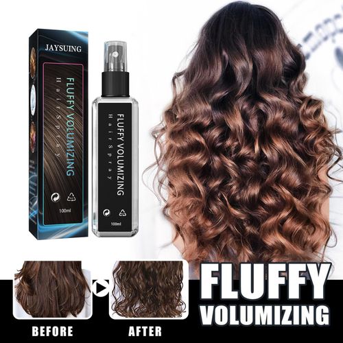 Spray Coiffant Volume Magique Pour Cheveux, Gel Coiffant Puissant À L'eau, Fibers Capillaires, 100ml 