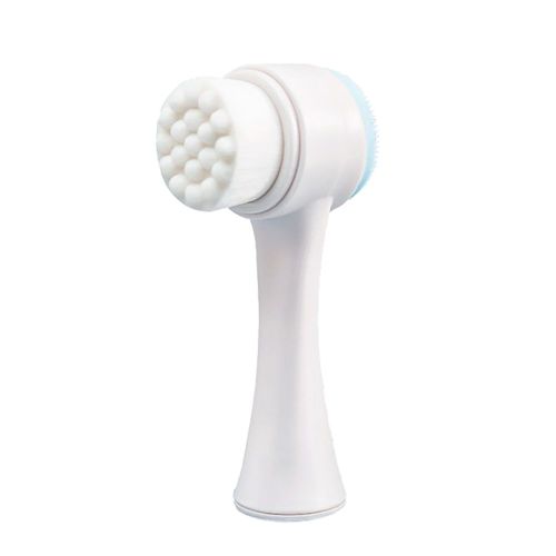 Brosse De Nettoyage Du Visage En Silicone, Double Face, Élimine Les Points Noirs, Produit Nettoyant Les Pores, Exfoliant, Brosse De Gommage Du Visage 