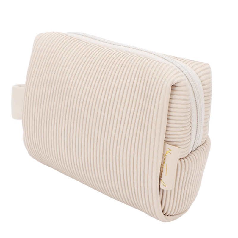 Boîte De Coton Tiges Jetables, Sac À Cosmétiques Portable De Grande Capacité, Belle Pochette À Cosmétiques De Voyage Pour Voyage D'affaires Utilisation Quotidienne 