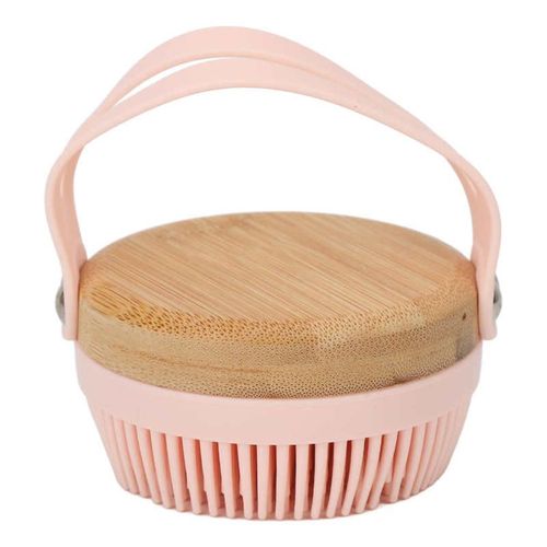 Brosse De Bain En Silicone Rose Pour Enfants, Brosse À Récurer Le Corps Pour Bébé, Pour Prendre Une Douche 