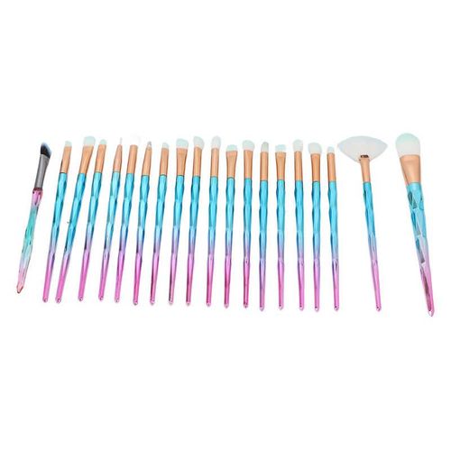 Ensemble De Pinceaux De Maquillage Pour Femmes, Brosse Anti-Cernes, Poils En Fibres, Brosse À Poudre Pour Le Maquillage Quotidien 