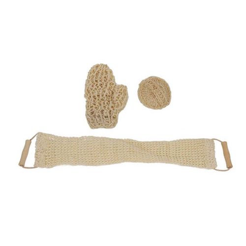 Kit De Gommage Corporel, Ensemble De Loofah Exfoliant Pour Prendre Une Douche 