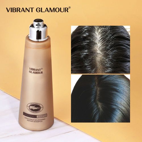 Shampooing Réparateur Nourrissant Crocodile Vibrant Glamour, Traitement Lisse, Eau Et Huile, Mélange De Protéines Soyeuses Brillantes, Soins Capillaires 