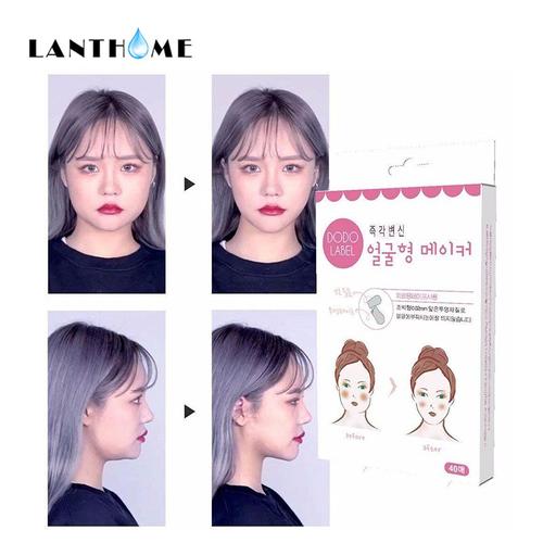 Autocollant Pour Le Visage, Autocollant Invisible Pour Artefact De Visage Fin, Bande Médicale, Maquillage, Outil De Lifting Du Visage, Patch Mince, Ligne V, Bande Faciale 