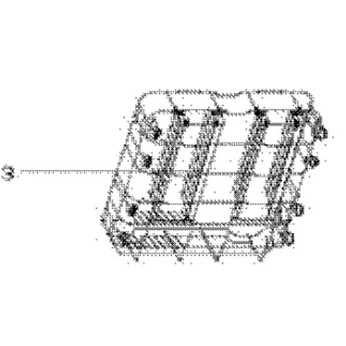 Panier inférieur (repère 3) Lave-vaisselle (445C31 CONTINENTAL EDISON VALBERG OCEANIC PROLINE FAGOR)