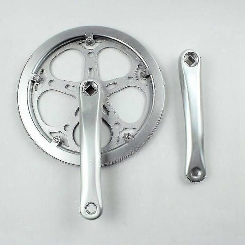 Pédalier De Vélo Pliant 52t Trou 170mm Pédalier De Vélo Ensemble De Manivelle Pignon