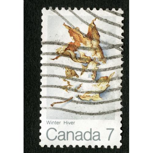 Timbre Oblitéré Winter Hiver Canada 7
