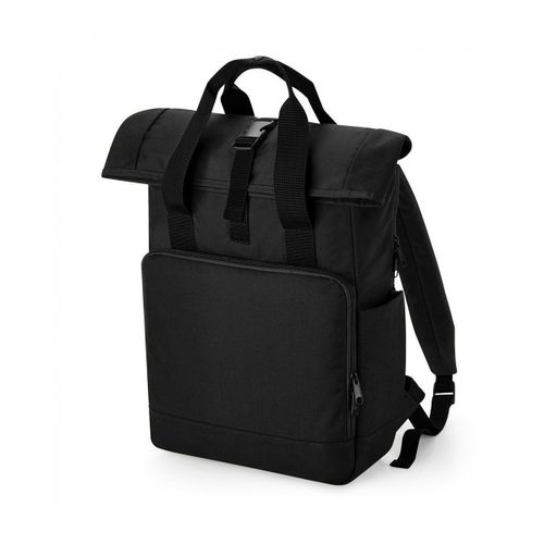 Sac à dos recyclé rolltop et poignées - BG118L - noir
