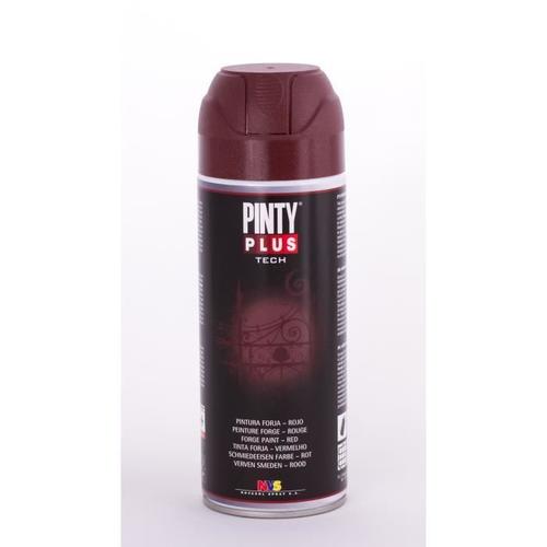 Peinture En Spray Fer Forgé Aérosol 400ml Rouge - Pinty Plus