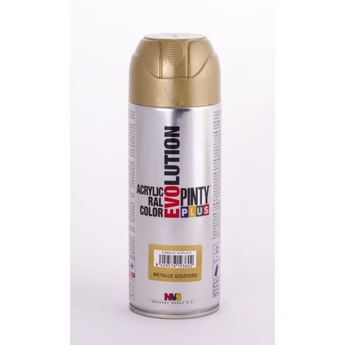 Peinture Spray Acrylic Métallisé 400ml Or - Pinty Plus Doré