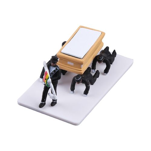 Cosplay Ghana Danse Pallbearers Coffin Dance Figure Action Funeral Team Display Drôle