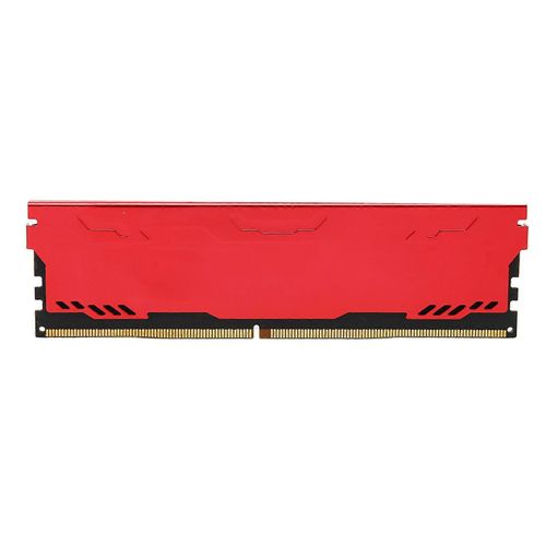 Desktop Memory Module Red DDR4 2666MHz 21300 Bandwidth Aluminium Alloy Gaming RAM for Computer Chassis Upgrade 4GB