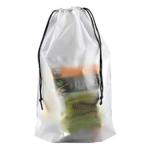 Sac À Chaussures 20 Pièces, Sac De Rangement À Cordon De Serrage, Sac Givré Transparent