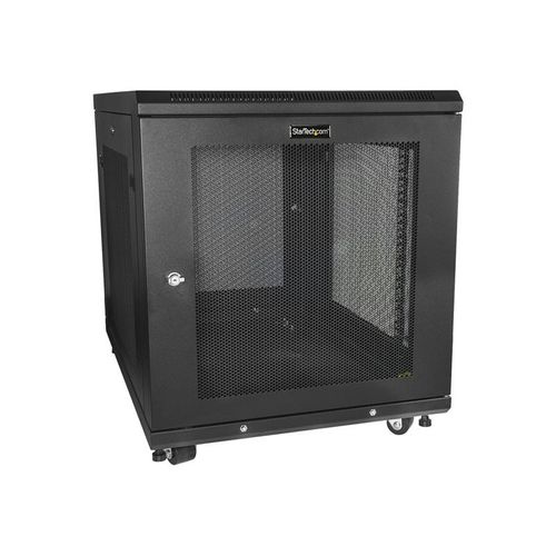 StarTech.com Armoire serveur 12U - Profondeur de 787 mm - Rack serveur - Coffret réseau - Baie de brassage 12U - Rack armoire - noir - 12U - 31