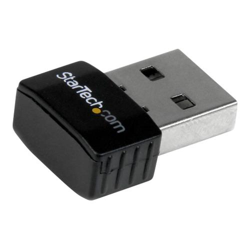 StarTech.com Mini adaptateur USB 2.0 réseau sans fil N 300Mb/s et 2,4GHz - Clé USB WiFi 802.11n 2T2R - Carte réseau sans fil N - Noir - Adaptateur réseau - USB 2.0 - 802.11b/g/n - noir