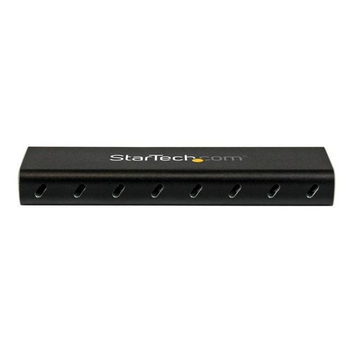 StarTech.com Boîtier USB 3.0 externe pour SSD SATA M.2 NGFF avec UASP - Boîtier SSD portable USB 3.0 vers SATA III M.2 - Boitier externe - M.2 - SATA 6Gb/s - USB 3.0 - noir