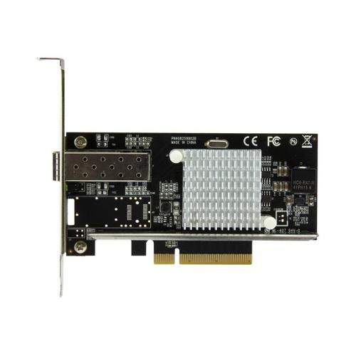 StarTech.com Carte réseau PCI Express à 1 port fibre optique 10 Gigabit Ethernet SFP+ ouvert - Chipset Intel - Adaptateur NIC PCIe - MM/SM - Adaptateur réseau - PCIe 2.0 x8 - 10GbE - 10GBase-LR...