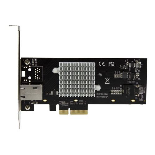 StarTech.com Carte réseau PCI Express à 1 port 10 Gigabit Ethernet avec chipset Intel X550 - Adaptateur NIC PCIe 10GBase-T / NBASE-T - Adaptateur réseau - PCIe 2.0 profil bas - 10Gb Ethernet x 1...