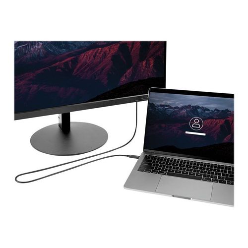 StarTech.com Câble Thunderbolt 3 de 2 m avec Power Delivery 100 W - 40 Gbps (TBLT3MM2MA) - Câble Thunderbolt - 24 pin USB-C (M) pour 24 pin USB-C (M) - Thunderbolt 3 / USB / DisplayPort - 2 m -...