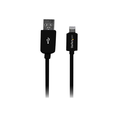 StarTech.com Câble Apple® Lightning vers USB pour iPhone, iPod, iPad de 3 m noir - Câble iPhone - Chargeur synchronisation Lightning - 3 m - Câble Lightning - Lightning mâle pour USB mâle - 3 m -...