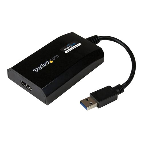 StarTech.com Adaptateur vidéo multi-écrans USB 3.0 vers HDMI pour Mac / PC - Carte graphique externe certifié DisplayLink - HD 1080p - M/F - Câble adaptateur - USB type A mâle pour HDMI femelle -...