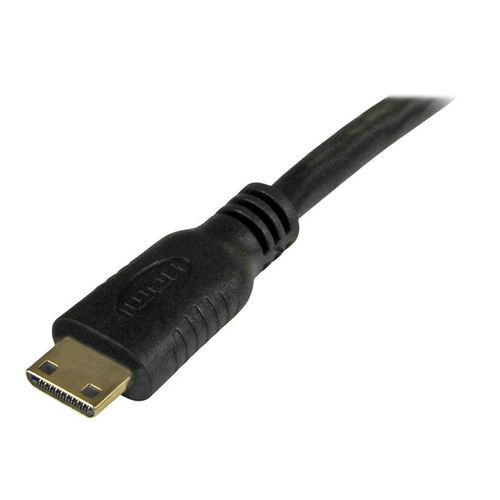 StarTech.com Câble HDMI haute vitesse avec Ethernet de 1,8 m - Cordon HDMI vers Mini HDMI - M/M - Câble HDMI - liaison simple - HDMI mâle pour 19 pin mini HDMI Type C mâle - 1.8 m - noir - pour...