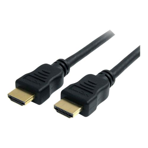 StarTech.com 10 ft High Speed HDMI Cable w/ Ethernet - Ultra HD 4k x 2k - Câble HDMI avec Ethernet - HDMI mâle pour HDMI mâle - 3 m - noir - pour P/N: ADJPROJCART, FPCEILPTBLP, FPWHANGER...