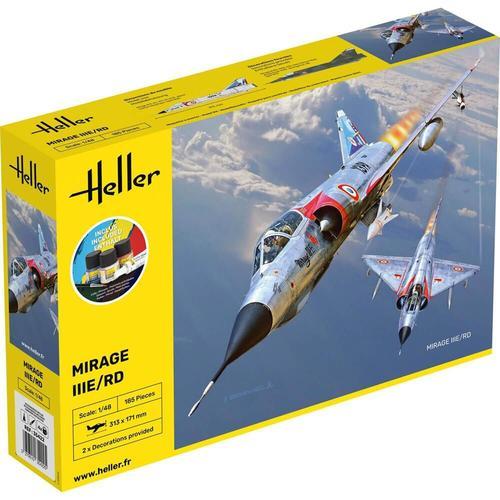 Maquette Avion : Starter Kit : Mirage Iiie/Rd-Heller