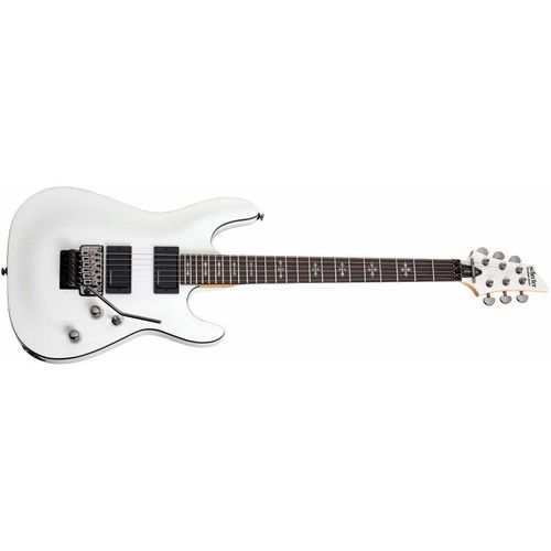 Schecter Demon 6 Fr (Floyd Rose) - Vintage White - Guitare Électrique