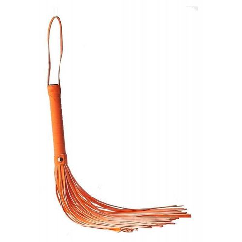 Fouet Phosphorescent Simili Cuir Orange Phosphorescent
