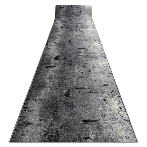 67x250 Cm Tapis De Couloir Antidérapant Marl Béton La Gomme Gris 67 Cm