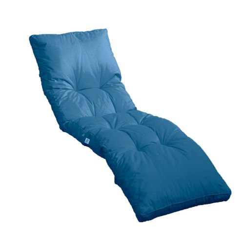 Coussin Bain De Soleil 185 X55cm Bleu Pétrole