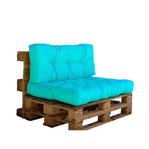Coussins/Matelas De Palette Decoarts 120x80x20 Bleu Caraïbes