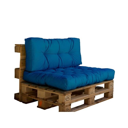 Coussins/Matelas De Palette Decoarts 120x80x20 Bleu Pétrole
