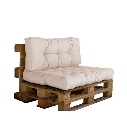 Coussins/Matelas De Palette Decoarts 120x80x20 Gris Galet