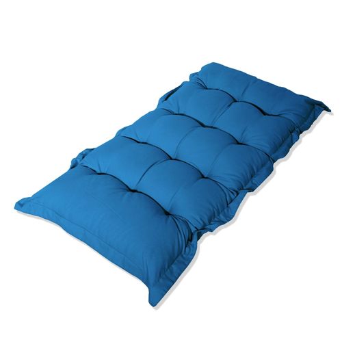 Futon 120x60cm - Bleu Petrole